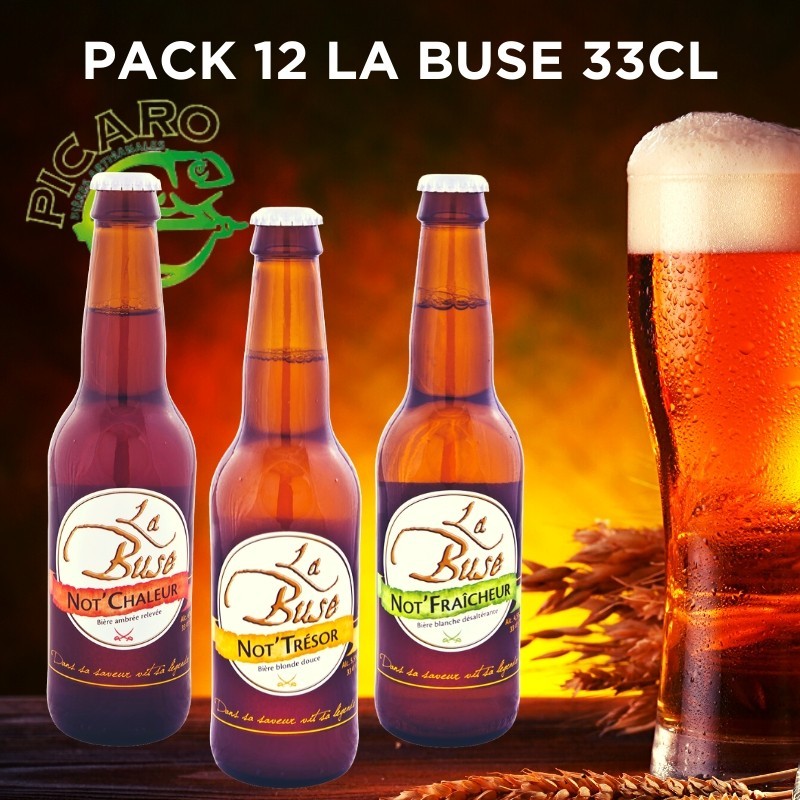 Pack Bière aromatisée Réunion Picaro La Buse